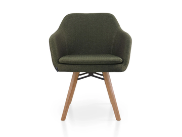 PREMIERE VITO - Fabric chair with armrests by 5A Design - view 3